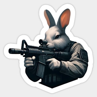 Tactical Rabbit Sticker